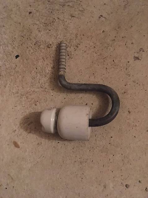 Isolator, "Glöggli", gebraucht, antik