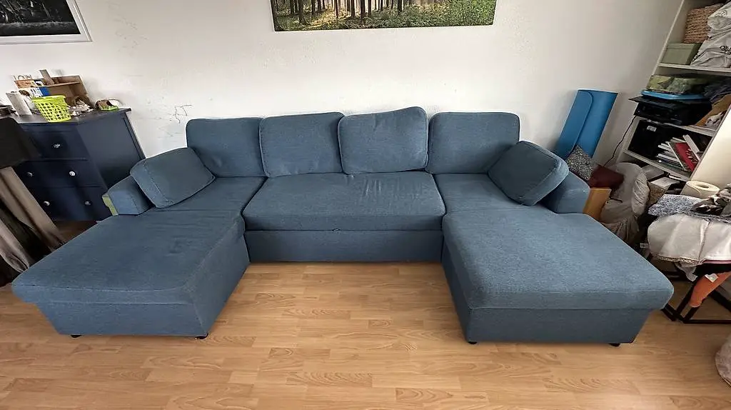 Sofa mit Bettfunktion gratis abzugeben