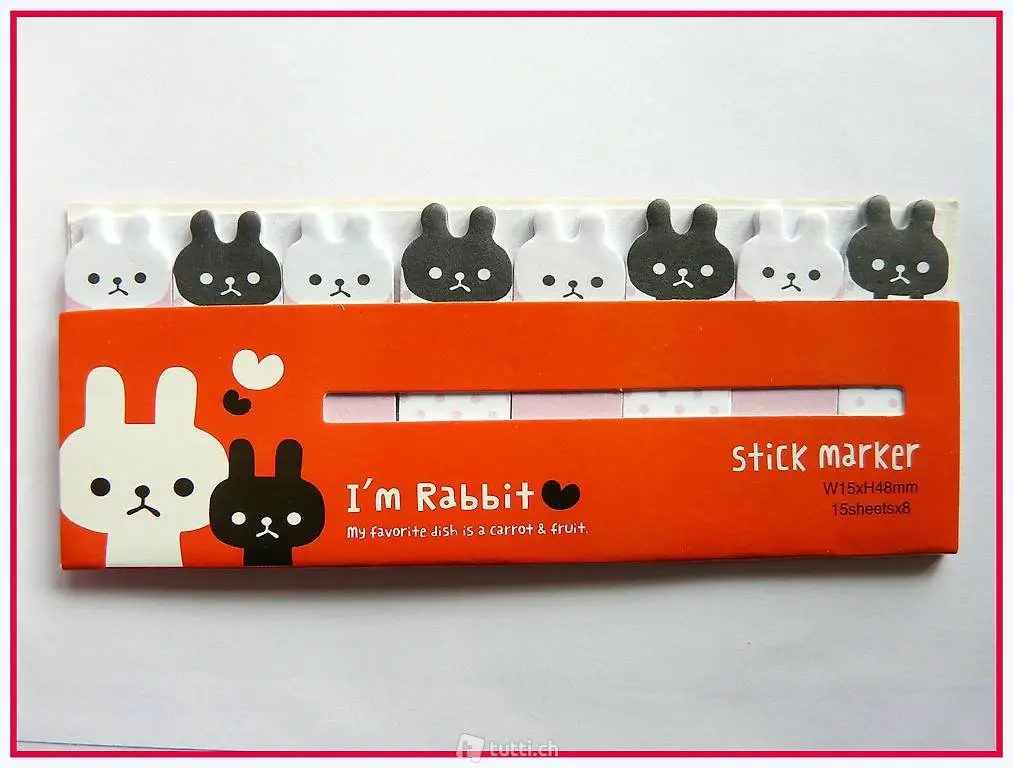Post-it "I"m Rabbit" Hase, lapin, bunny, coniglio (P41)