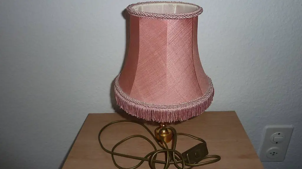 anticke tischlampe