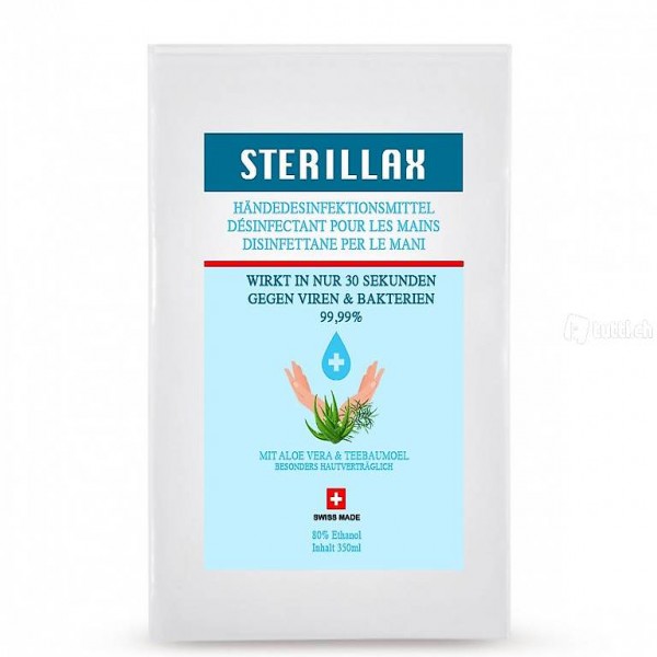  Händedesinfektionsmittel im Nachfüllbeutel Sterillax 350ml