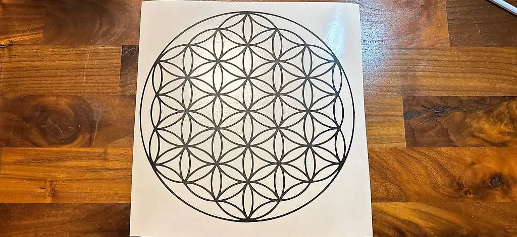 Blume des Lebens Autoaufkleber