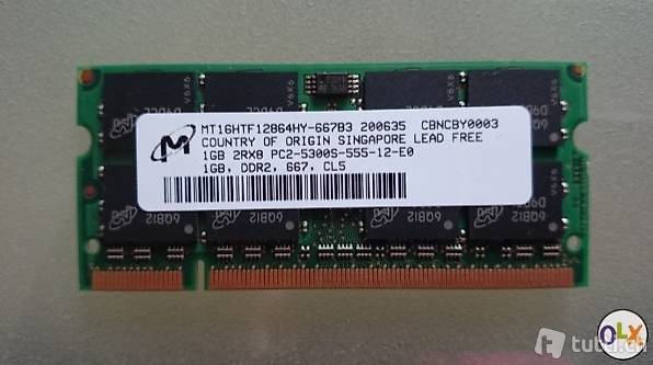 1GB RAM PC2-5300S pour Notebook p.ex Apple PowerBook Pro 15"