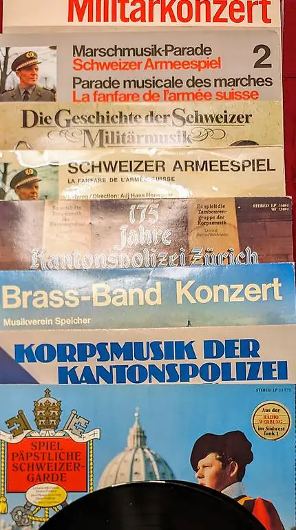 Langspielplatten Marschmusik 11 Stück
