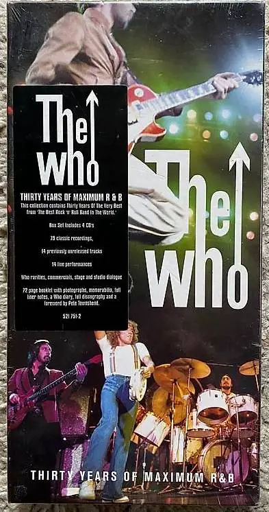 The Who - Thirty Years Of Maximum R&B 4CD BOX 1994 NEU/OVP