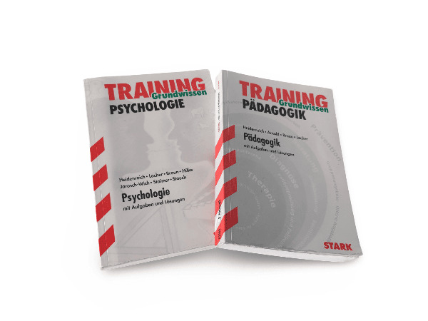 training grundwissen psychologie pädagogik stark 2 bücher ?
