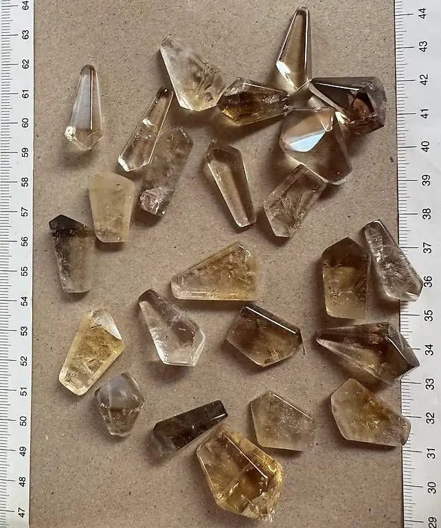 Citrin Spitzen Geschliffen und Poliertganze Sammlung