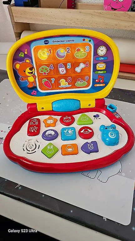 vtech Entdecker-Laptop, Deutsch