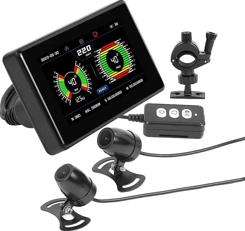 Motorrad-Dashcam F6-B Standard Motorcycle Full Waterproof Da