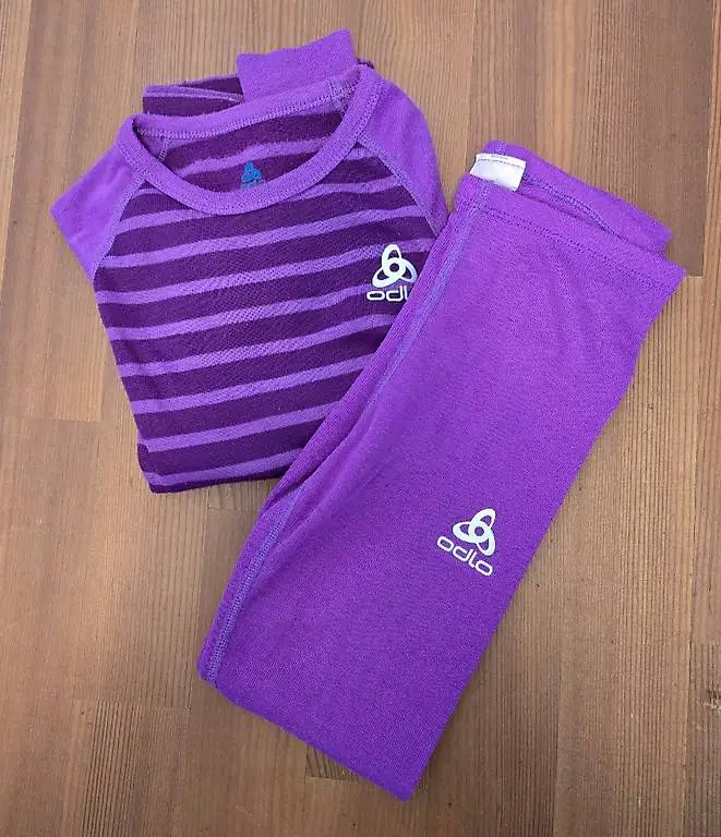 Odlo Skiunterwaesche Set Gr. 128 Lila