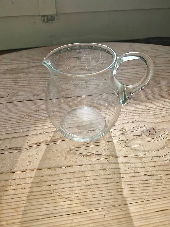 Kanne Krug Glas Milchkännchen