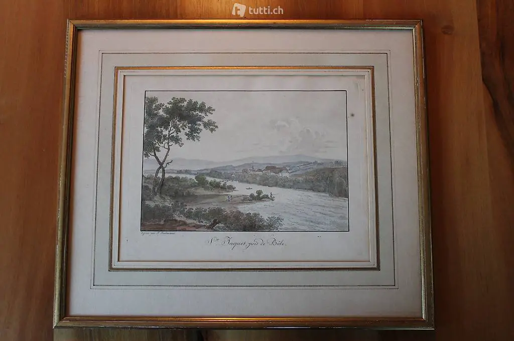 Stich von St. Jaques près de Bâle, Friedrich Ch. Reinermann