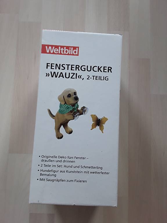 Fenstergucker "Wauzi", 2-teilig