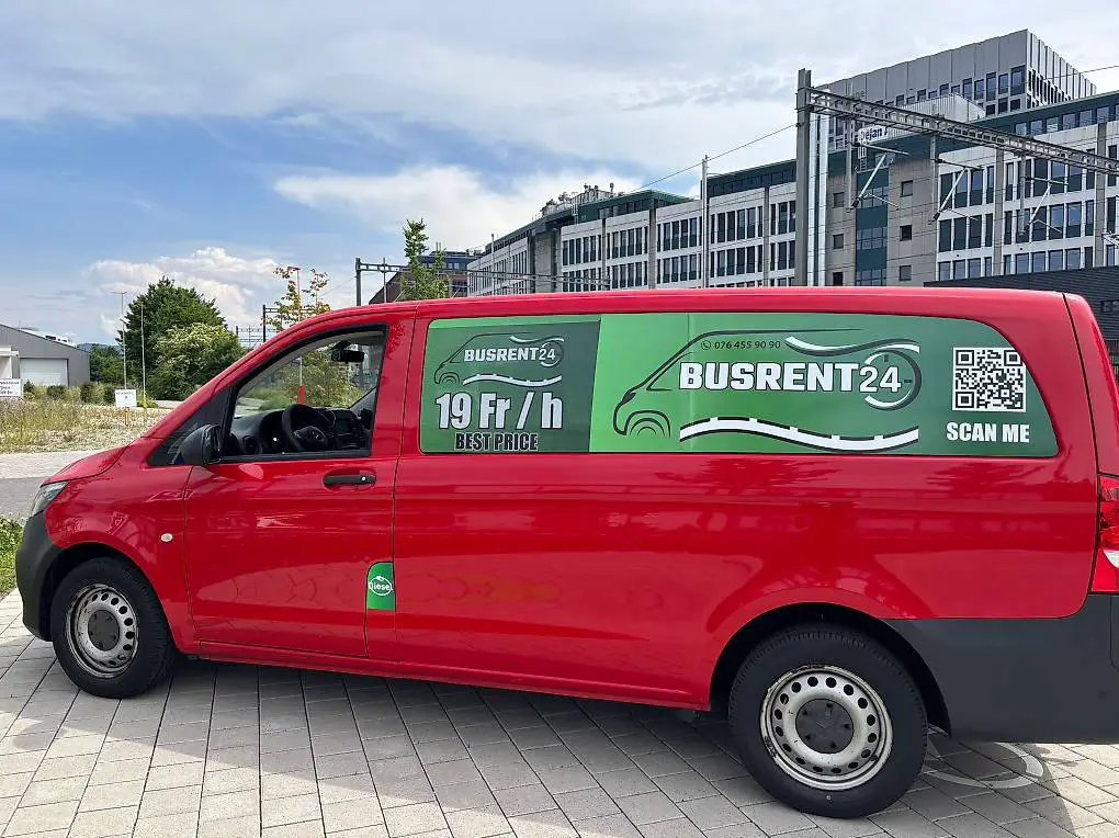 Transporter mieten ab CHF 59 fair transparent inkl. P.Platz