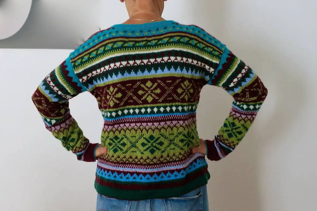 Norwegerpullover handgestrickt