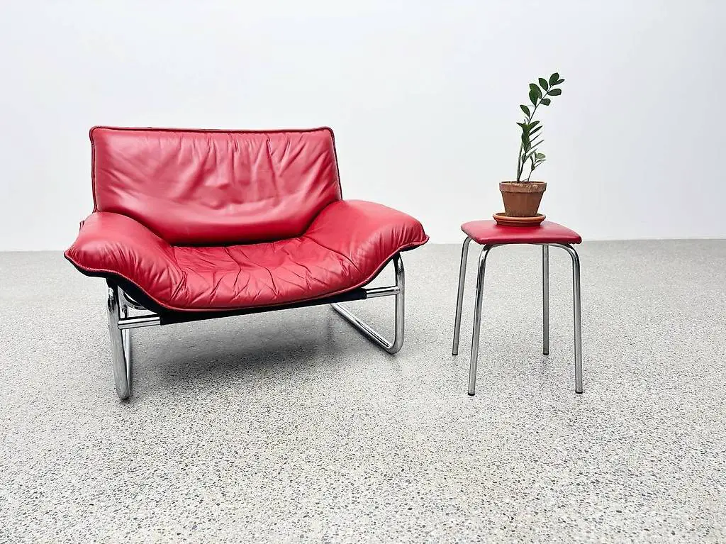 Bauhaus Ledersessel von Johan Bertil Häggström