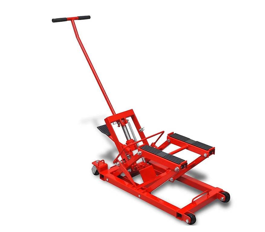 Motorrad-Hebebühne ATV 680 kg rot Hydraulisch