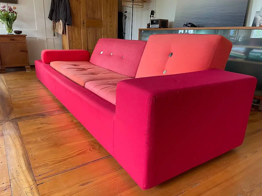 Designersofa rot