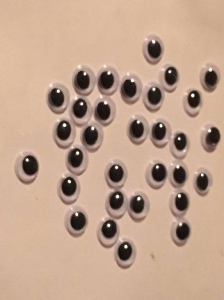 Wackelaugen/Puppillen rund 8mm günstig