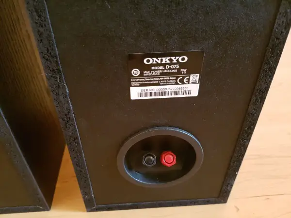 Lautsprecher ONKYO Hifi Boxen D-075 2 Weg schraub LSP