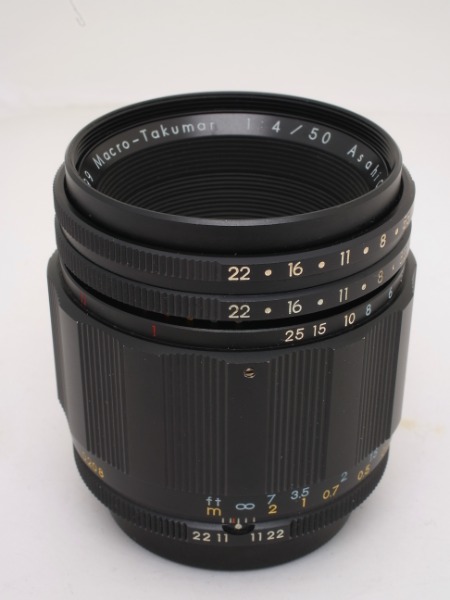 1964 Pentax Macro 1:1 Takumar 50mm F4 M42 preset