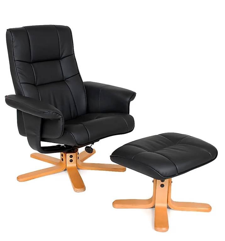 Fernsehsessel schwarz/beige