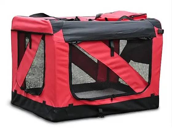Hundebox faltbar XXL rot