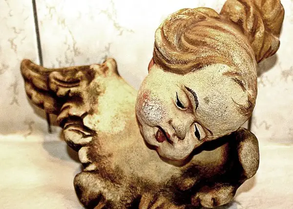 Engel Putte, H 25cm.