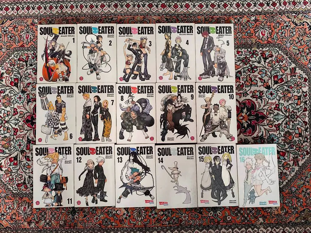 Soul Eater Manga Deutsch Band 1-16 Carlsen Manga