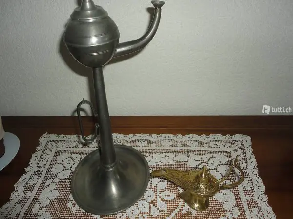  Öllampe, Aladin Lampe, Öllicht