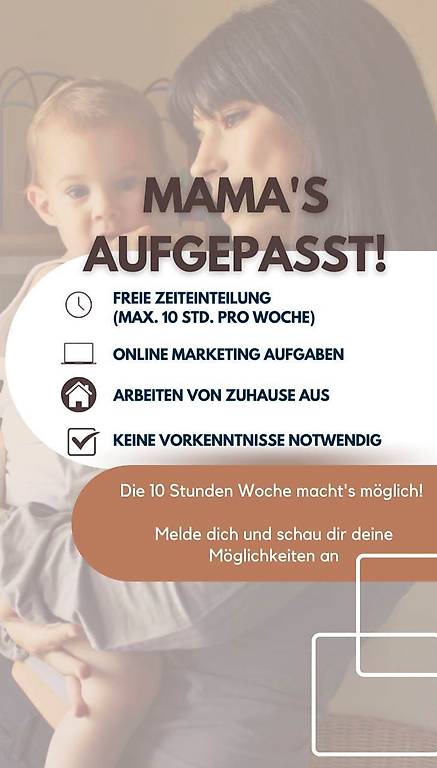 Nebenjob für Mamas