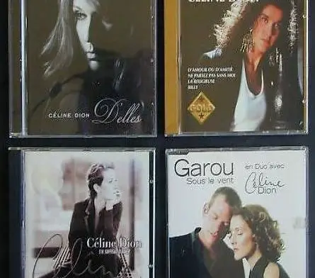 CELINE DION Sammlung: 4 CDs auch mit GP Eurovision Hit