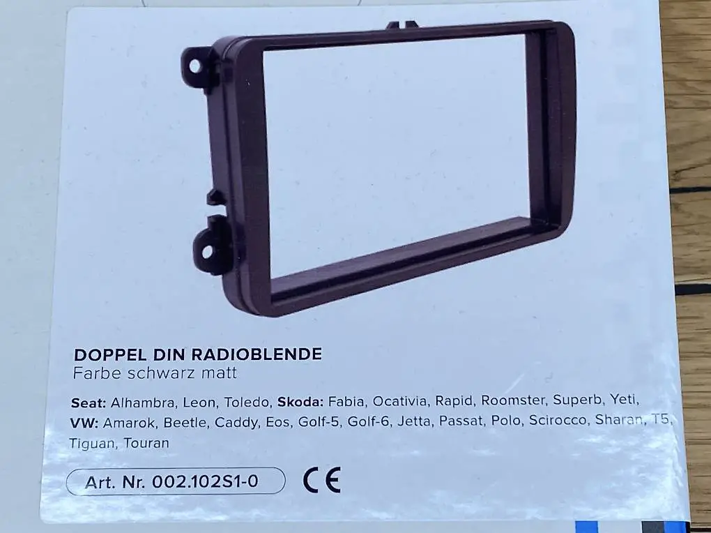 VW T5 Radio Rahmen für Doppeldinradio