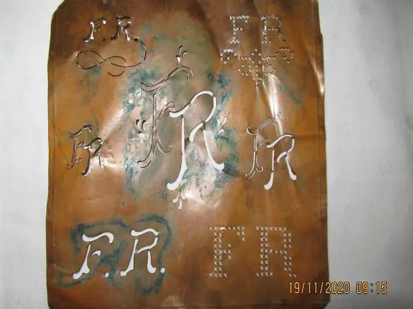  Kupferplatte für das liebliche Handwerk der Frauen ab 1900 ?