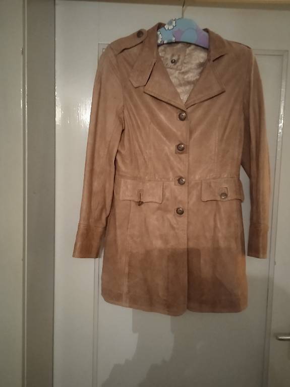 Kurzmantel Lederimitat Grösse 34