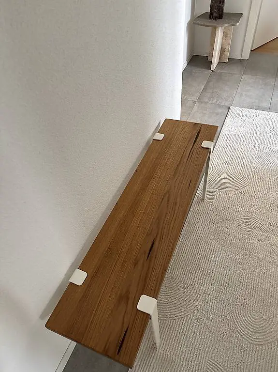 Sitzbank TIPTOE 120x30cm - recyceltem Altholz