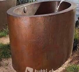  Badewanne Freistehend Kupfer Wanne Aussenwanne Kupferwanne