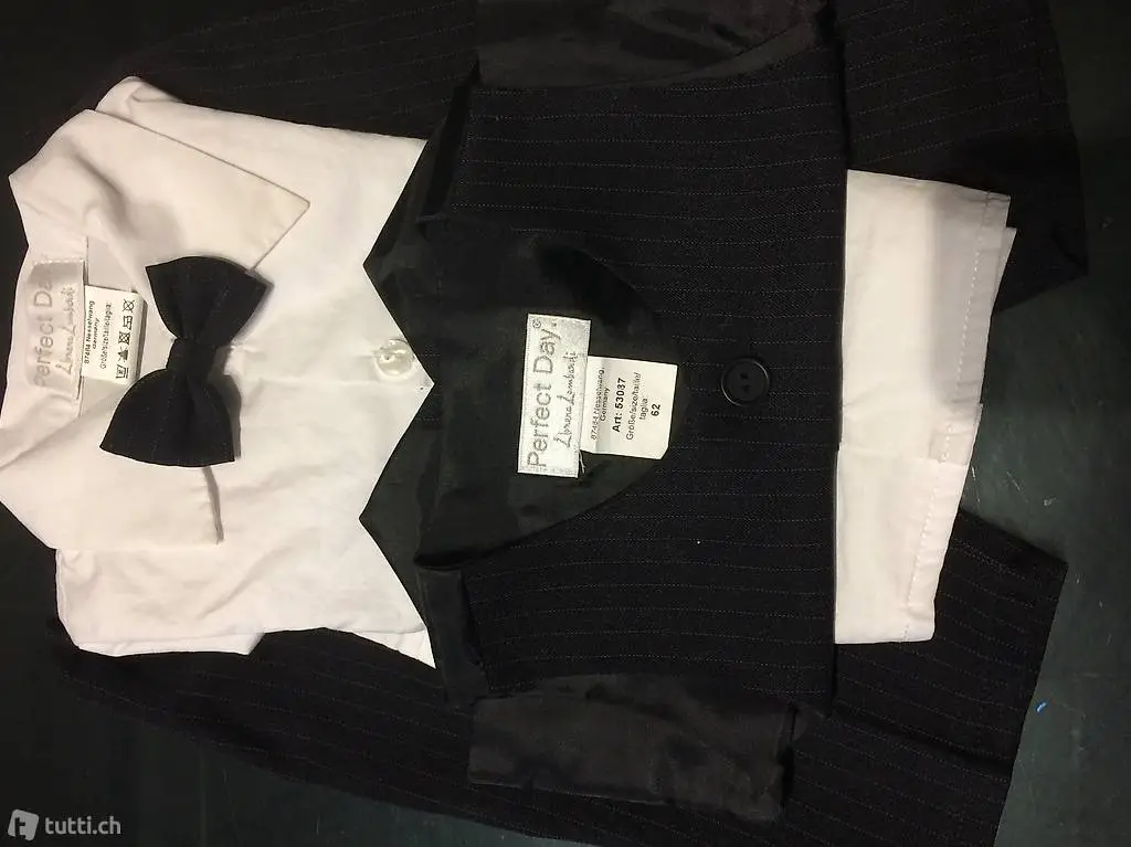 Nadelstreifen Anzug für Baby Gr 62