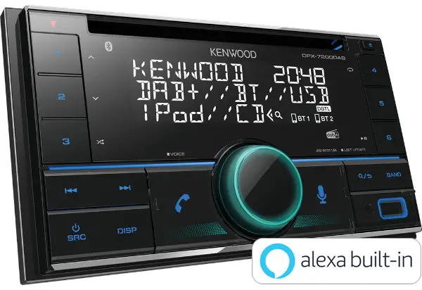 Doppel Din Radio Kenwood CD DAB+ Aux USB Color Neu