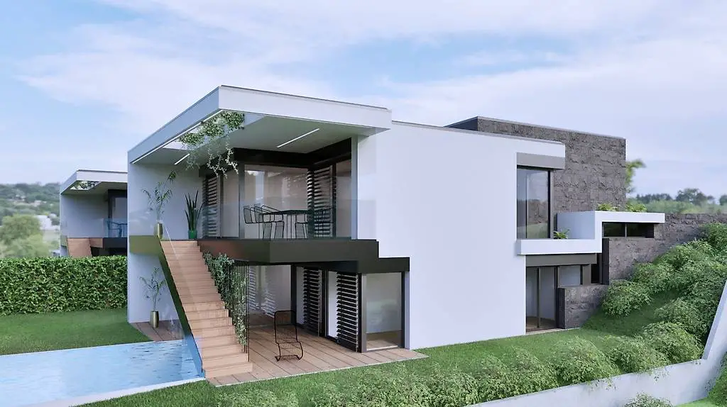 Villa da edificare di designLicenza approvata