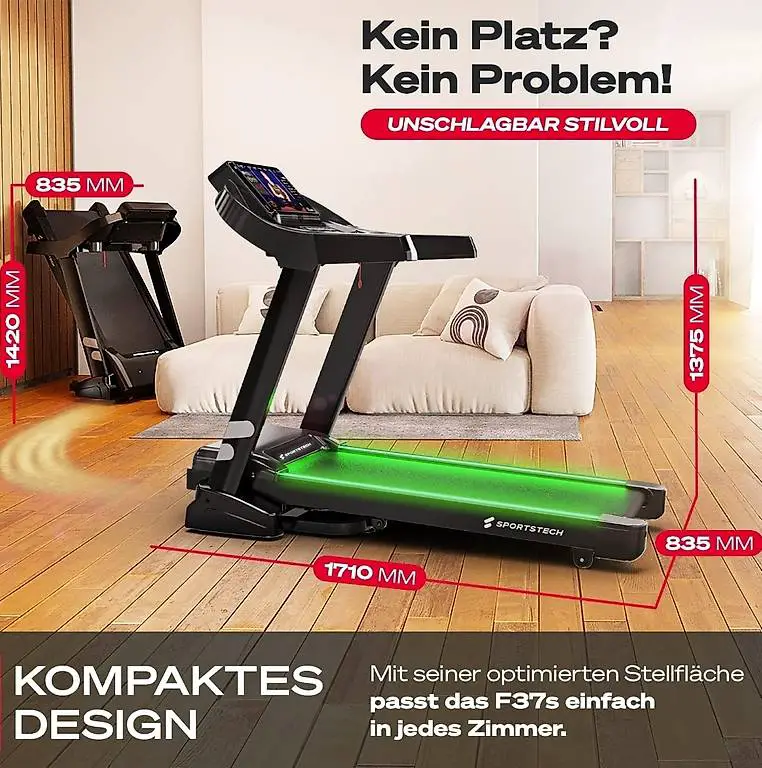Sportstech F37s Laufband für Zuhause