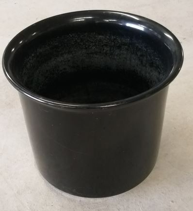 Blumentopf, Übertopf, schwarz