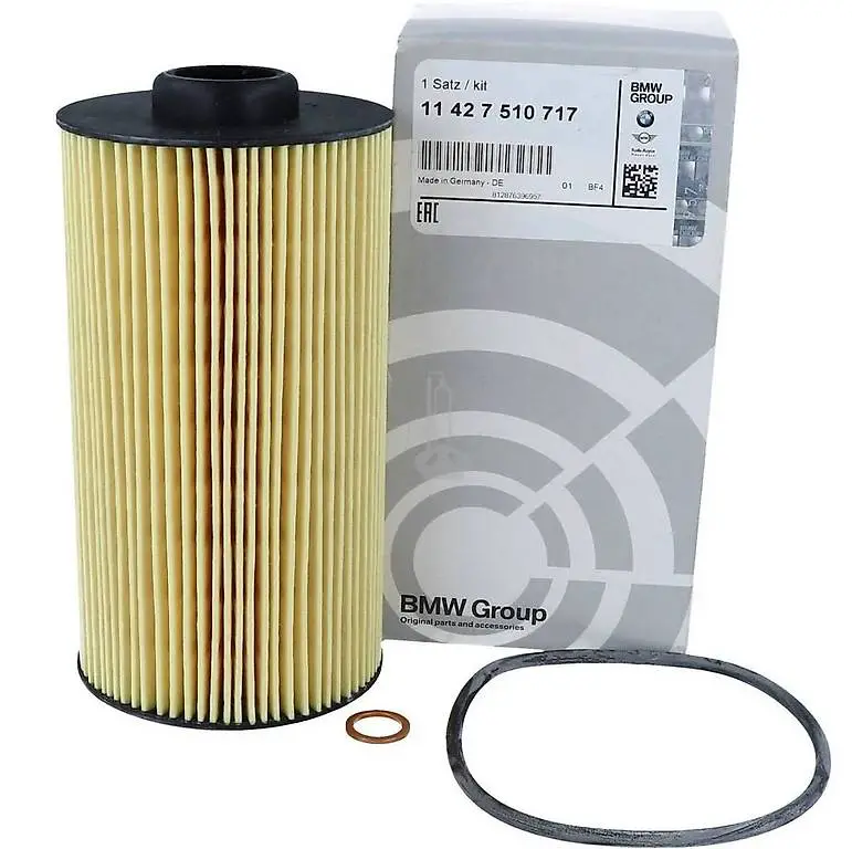 Originaler und neuer BMW Ölfilter
