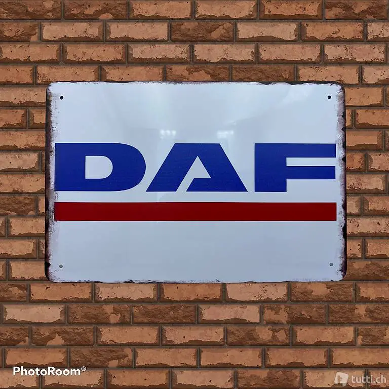 Blechschild DAF XF 105 XF 106 XG Trucks Herpa