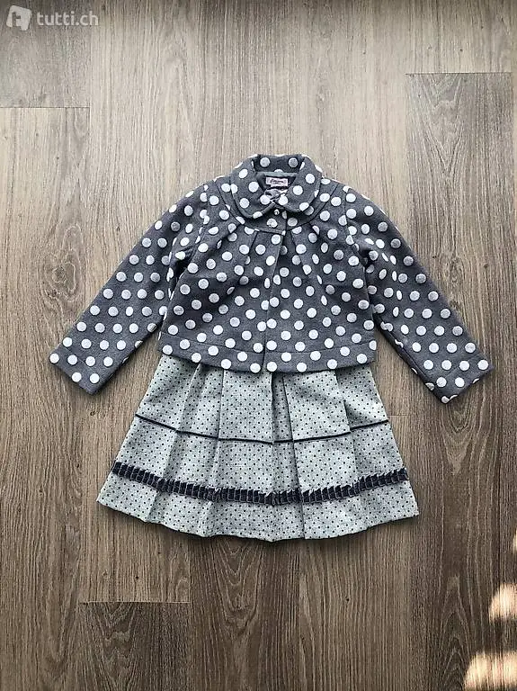 Fancy Sunday Wool Coat and Dress Gr. 116 cm. 6 Jahre