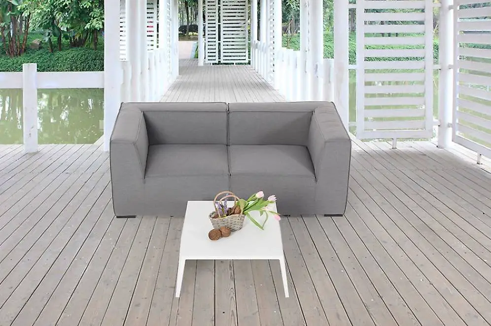 Outdoor Möbel Sofa Grau