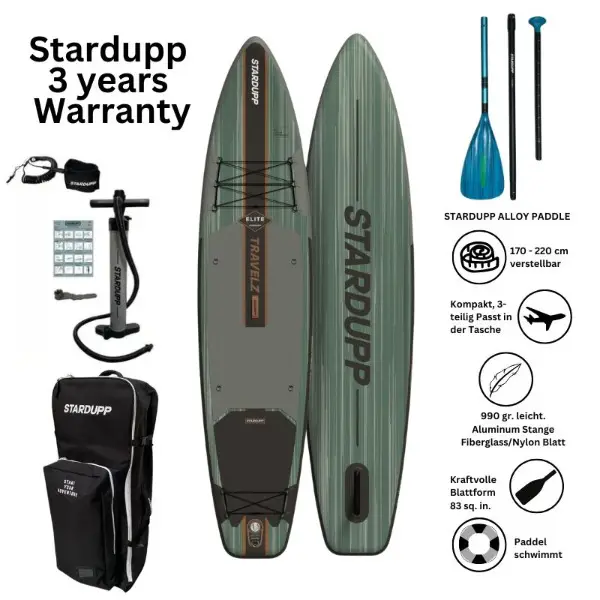 Stardupp Travelz Elite Touring SUP 11"6 Set