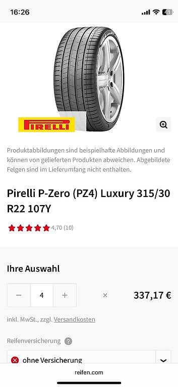 Pirelli p zero pz4