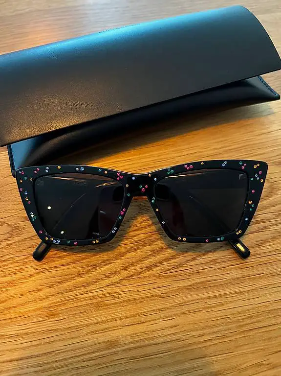 Saint Laurent Mica Multicolor Strass