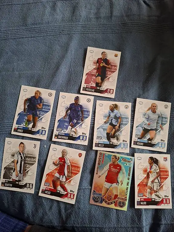 Frauen Fussball Sammelkarte